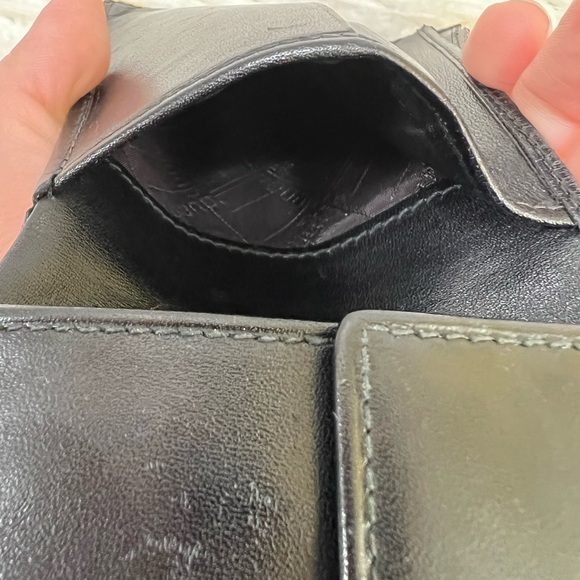 Dunhill Black Bifold Leather Compact Wallet - Picture 12 of 14